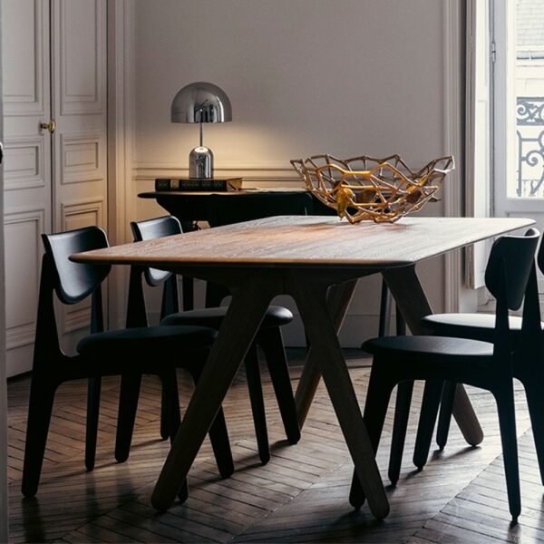 Slab Dining Chair Black