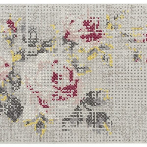 Canevas Natural Flower Rug