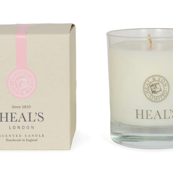 Cassis Rose Scented Glass Candle