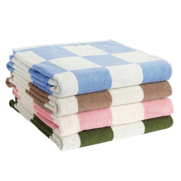 Check Bath Towel