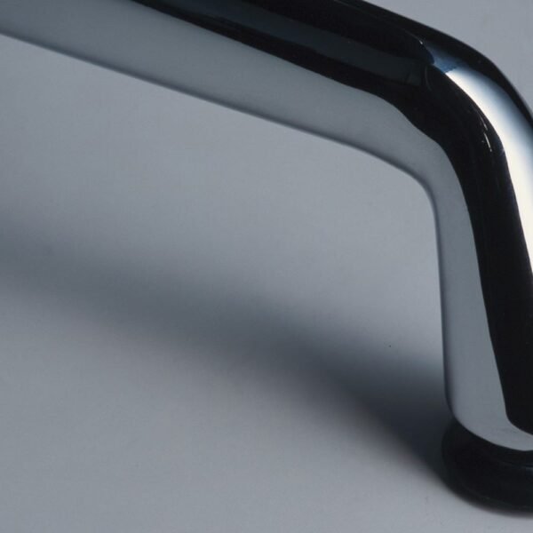 Eames EA 108 Aluminium Armchair Black Leather Polished Base