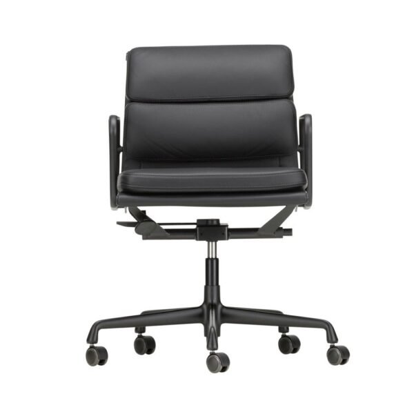Eames EA217 Office Chair in Nero Leather