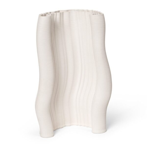 Moire Vase Off-White