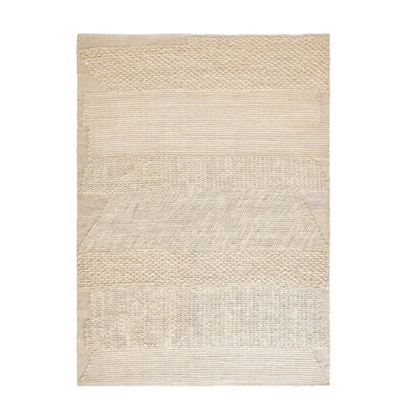 Knotty Rug White