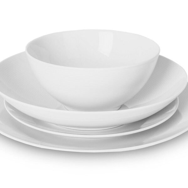 Thomas Loft White Porcelain 16 Piece Dinnerware Box Set