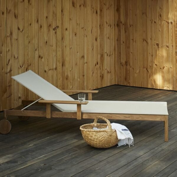 Skagerak Pelagus Sunbed Cushion Charcoal