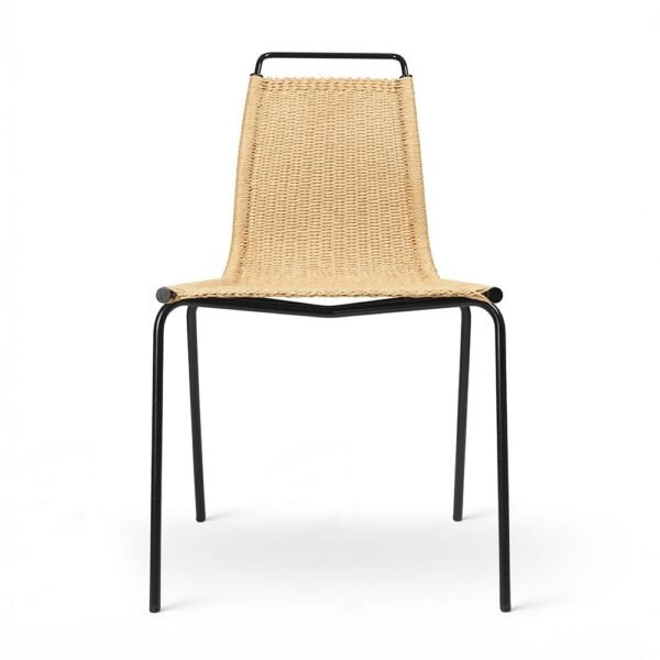 PK1 Chair Black Frame Natural Paper Cord