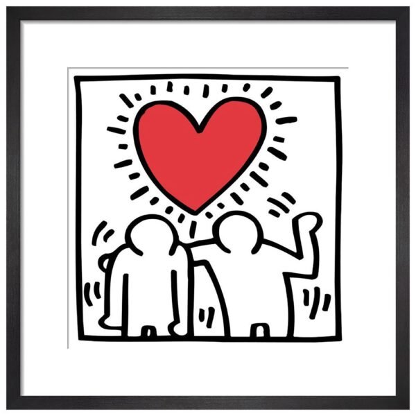 Untitled (Be Mine), 1987 by Keith Haring Framed Print