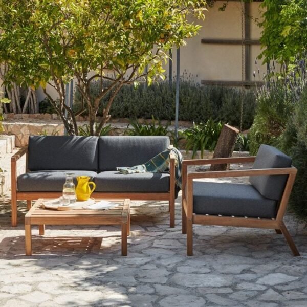 Virkelyst Outdoor Lounge Chair in Ash