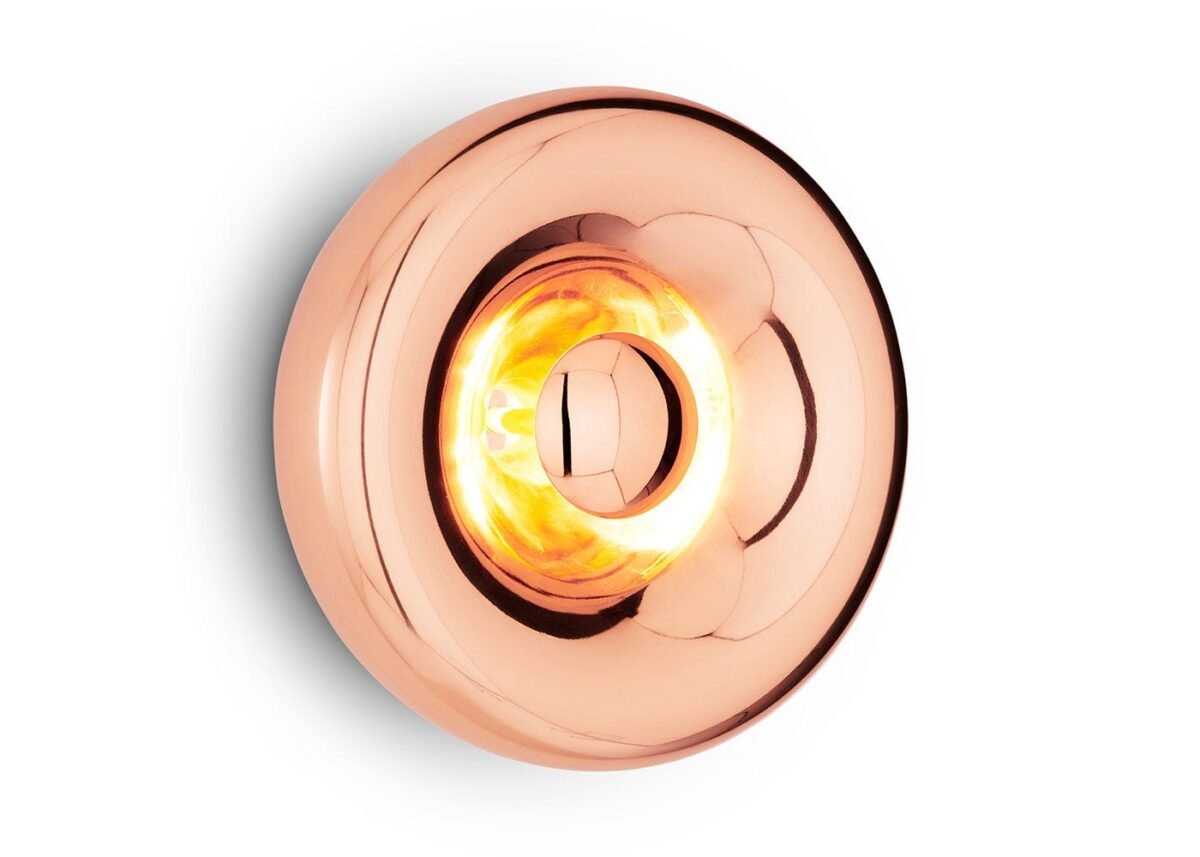 Void Surface Light LED Copper - thecraftedhome.co.uk