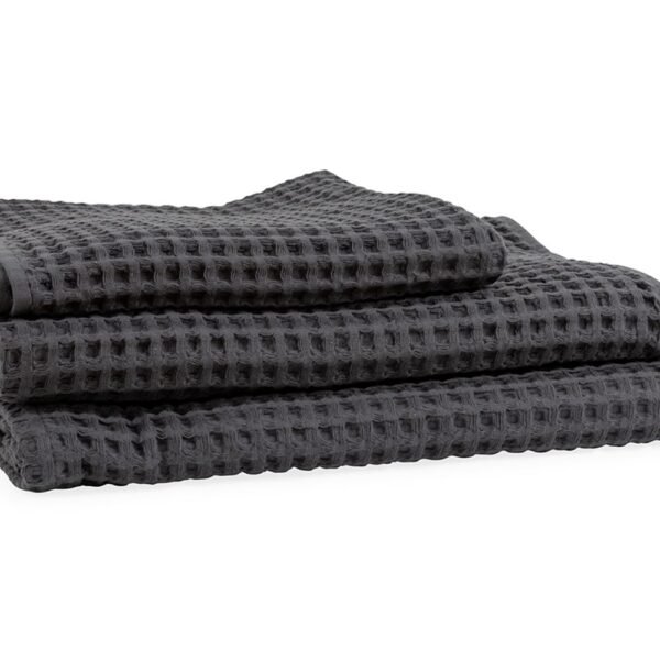 Waffle Towel Charcoal