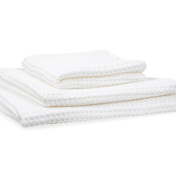 Waffle Towel White